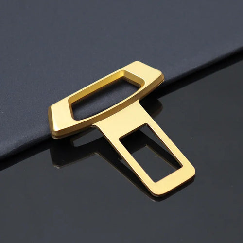 Metal car silencer insert shown in matte black, gold, and silver colour options.