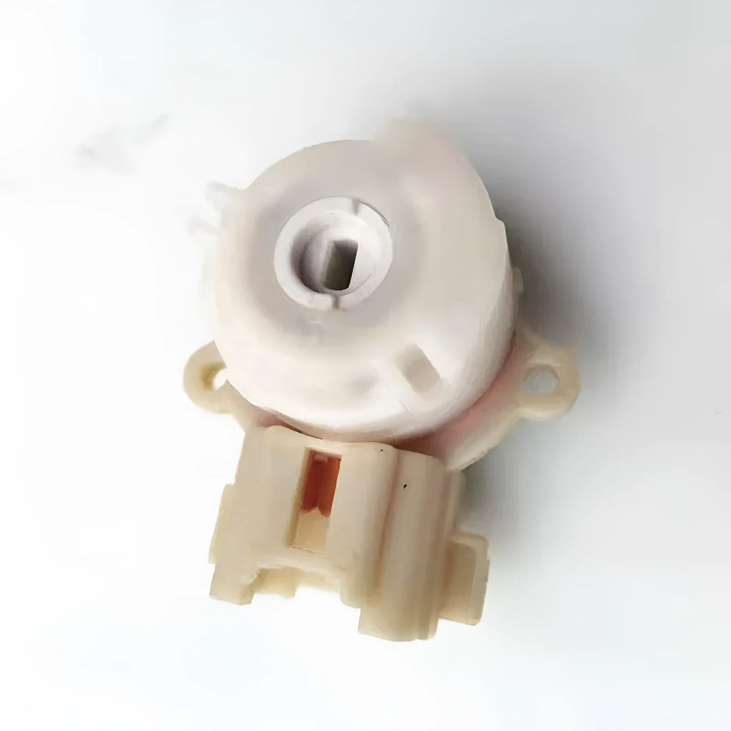 White plastic ignition lock plug replacement part for Senya M80 and S80 scooter models
