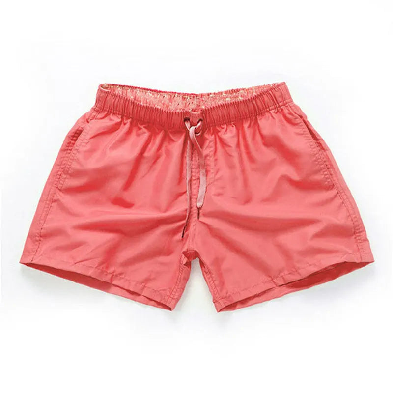 Men's plus size beach shorts in multiple colours including dark grey and navy blue with straight leg design for swimming and surfing