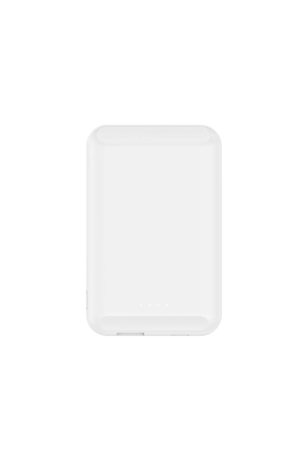Magnetic wireless power bank 5000 mAh in black blue green pink or white colours