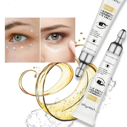 20g anti dark circle peptide eye cream jar for puffiness reduction and skin moisturising