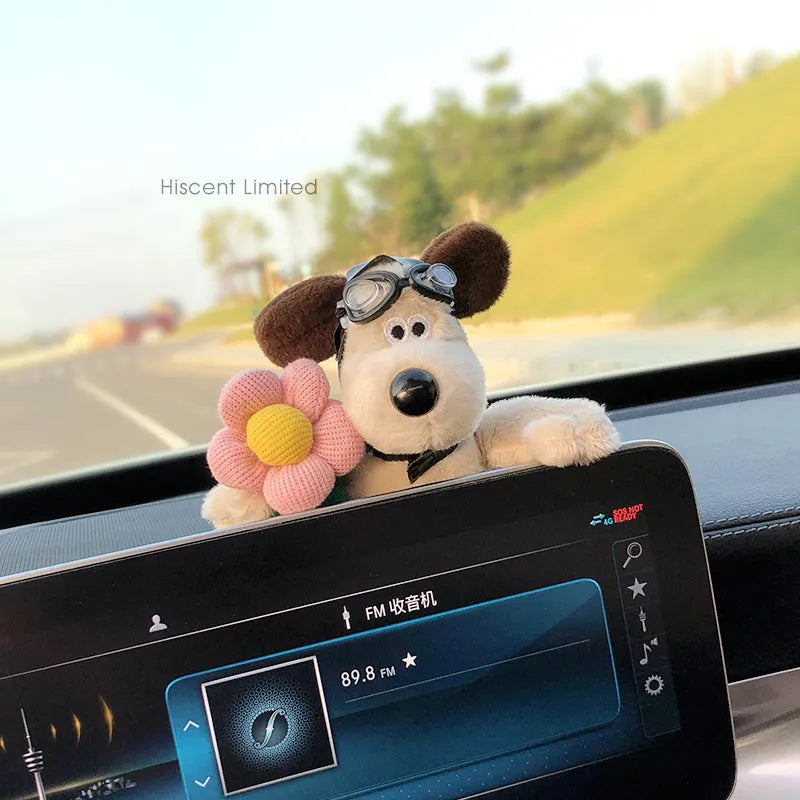 Cotton car dashboard ornament doll in character design options