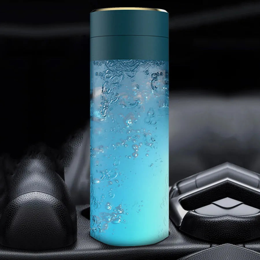 Portable hydrogen-rich cup with 300ml capacity, USB charging, platinum electrode, in multiple colours