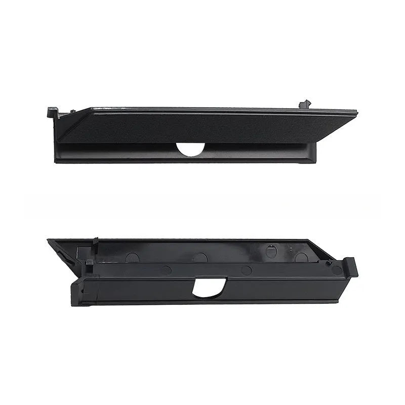 Black PS4 Pro hard drive bottom cover, warehouse door baffle and block strip service parts.