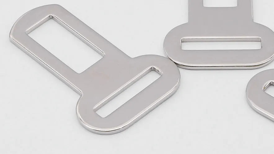 26mm silver metal pet safety buckle for car belts and leads