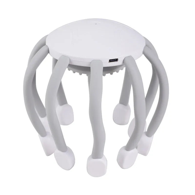 USB-powered electric head massager with multiple claw design for scalp vibration massage