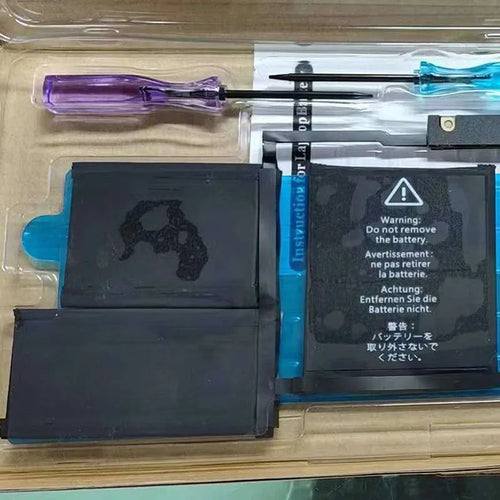 Black built-in laptop battery 6667mAh 6 cells for A1707 and A1820 models