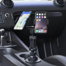 Silicone automobile phone holder in Peak-X5 colour with common node design for car and desktop use