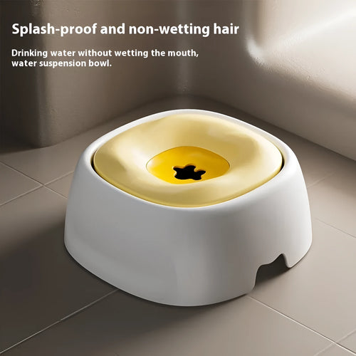 Anti-tumble dog keep dry mouth floating bowl in PP plastic with 1500ml or 2000ml capacity in various colours