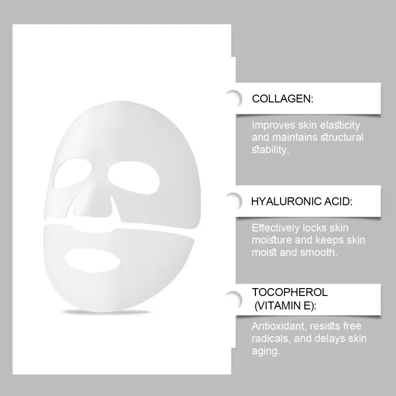 Bio Collagen true deep collagen overnight facial moisturising anti-aging mask with cleansing device in set colour