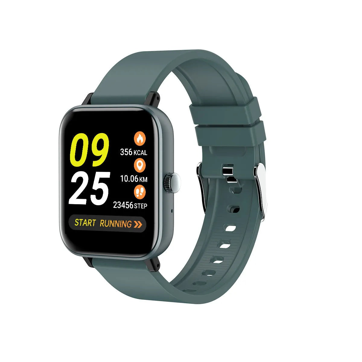 Y30 smartwatch display with Bluetooth call and music playback, available in four colours