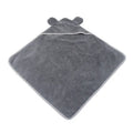 Grey and green ultra fine fibre pet towel for dogs and cats in three sizes