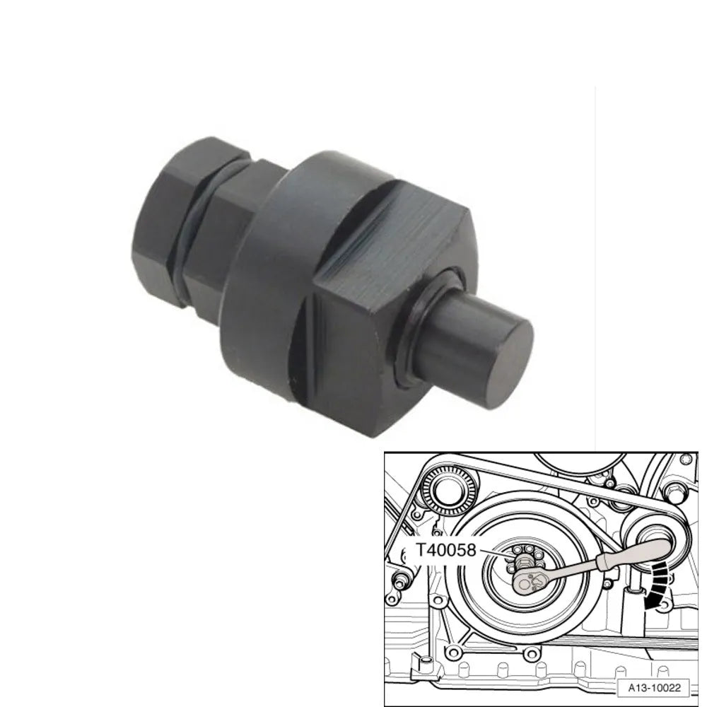 Aodi T40058 crankshaft rotating sleeve timing tool with large and small diameter ends