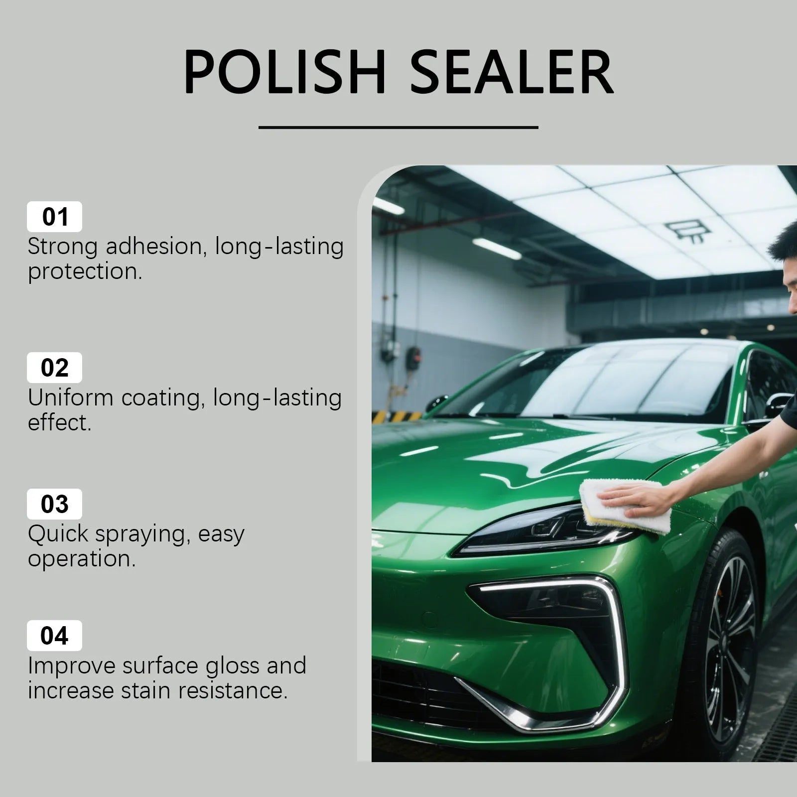 120ml ceramic coating spray bottle for vehicle paint protection and surface maintenance