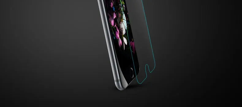 HD anti-fingerprint tempered glass screen protector 0.26mm 2.5D for iPhone model