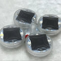 Solar powered LED hub decorative light for car tyre valve with 15 flash modes
