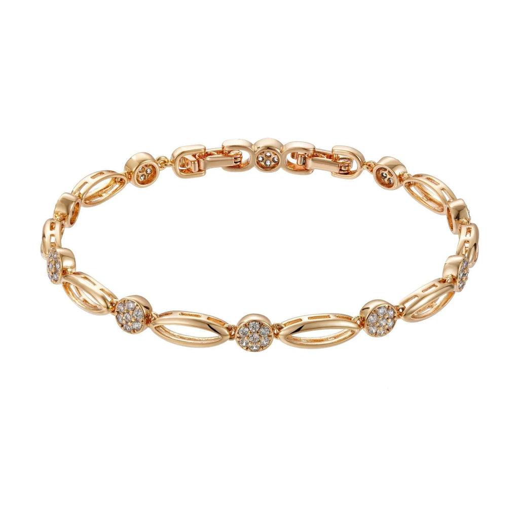 Golden hollow carved copper U-shaped bracelet for women with minimalist ins-style design
