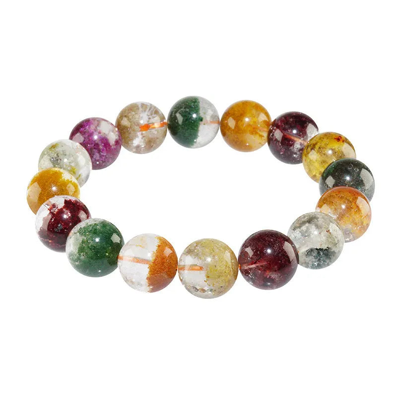 Crystal bracelet with colourful ghost cornucopia design measuring 10mm in circumference