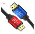 1.5 metre long HDMI cable with gold-plated aluminium alloy connectors on a white background.