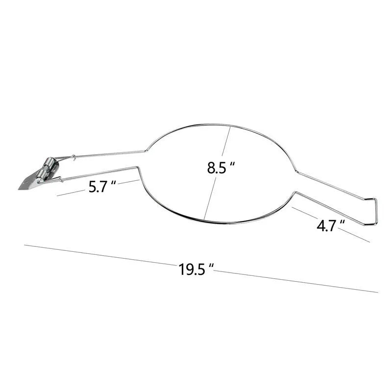 Car hat stand with chrome-plated iron finish and brown colour, holding hats and coats