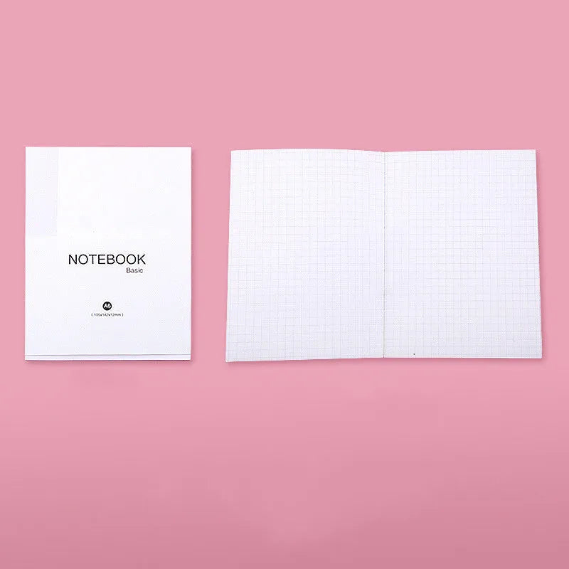 Basic manual fixed page refill diary with 80 sheets in blank, checkered, or lined styles