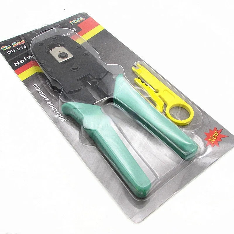 SZ-315 network cable crimping pliers with rubber handles for RJ45 and phone wire termination