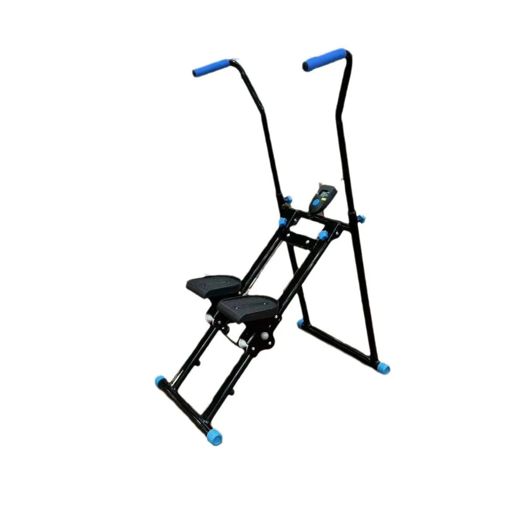 Starlight White foldable multi-function treadmill and indoor climbing frame for home fitness