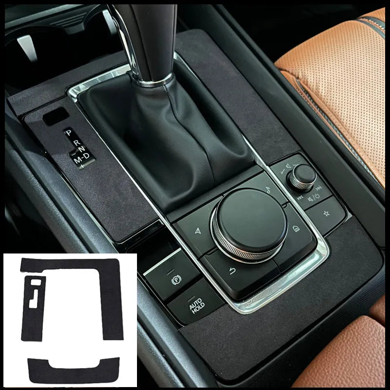 Aluminum alloy car decorative sticker kit with steering wheel button covers and interior accessories