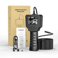 Waterproof HD endoscope inspection camera with 8mm probe for automotive and plumbing diagnostics