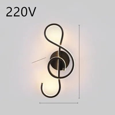 Minimalist Nordic design LED wall lamp with a silicone shade, mounted on a bedroom wall.