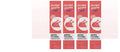 Pack of 10 cat snack strips in four flavour varieties for kittens.