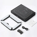 U200 white LED fill light with thick frosted panel and bracket on a tabletop