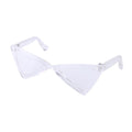 Funny plastic glasses in yellow for dogs and cats, measuring 8.5cm length