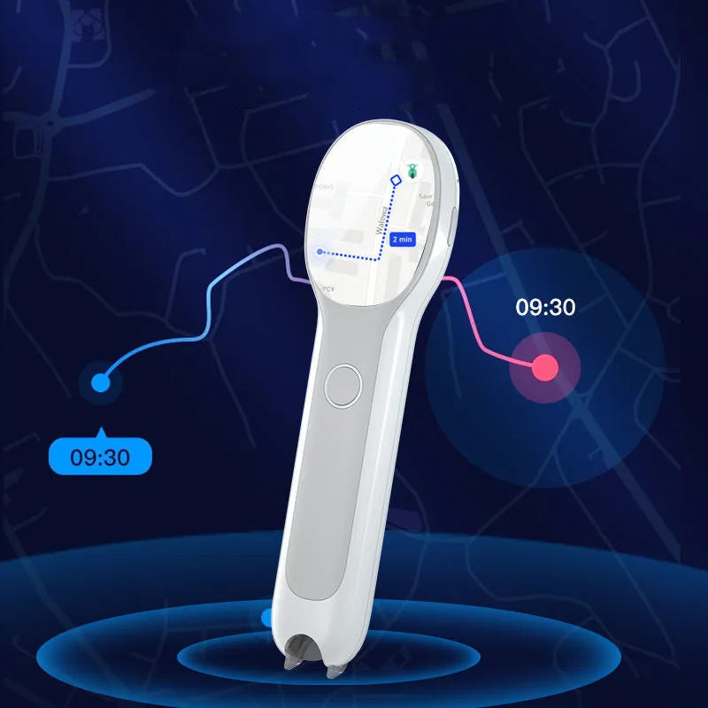 White reading pen translation device with USB cable for English Chinese language learning