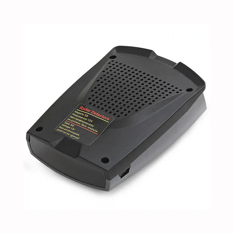 E8 automobile flow speed measuring electronic dog iron grey ABS radar detector with anti-skid pad