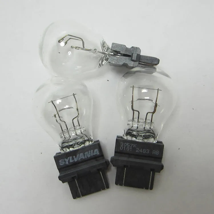 Wagner dual-wire brake light bulb with 16mm socket and plastic locator dots
