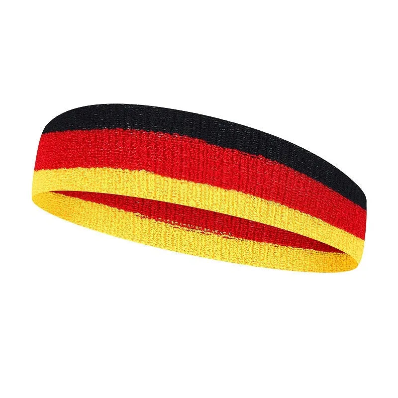 Adult sports headband in six colour combinations for basketball running fitness cycling