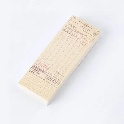 Vintage writable pad city notes with 100 pages, 40mm x 80mm size, gift shop cover design