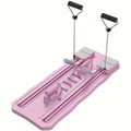 ABS plastic supine board-wheel home exercise equipment for abs workouts in blue colour