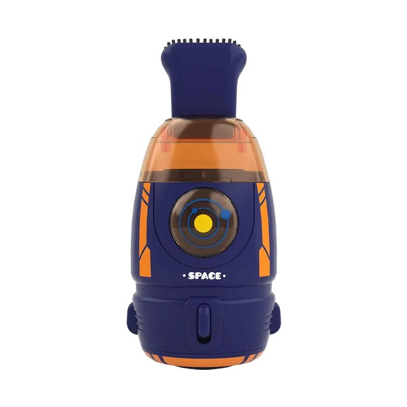 USB rechargeable handheld desktop vacuum cleaner in rocket and animal designs for keyboard cleaning