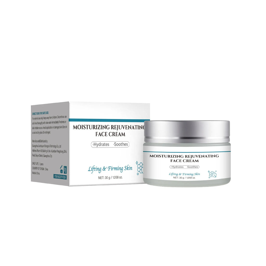 Anti-ageing cream 30g container with FP-F024 body care appliance labelling
