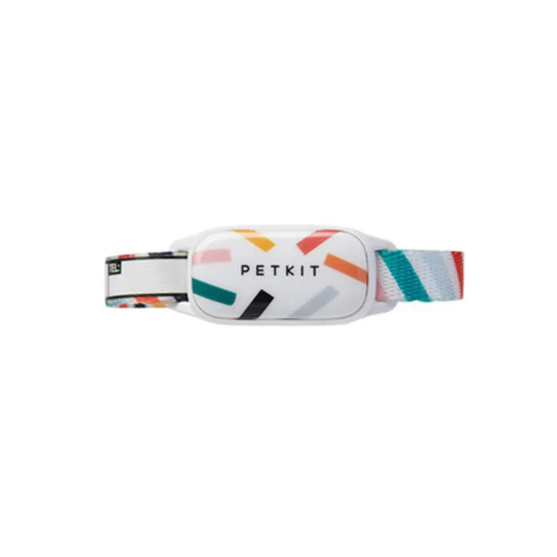 Pet smart wearable Bluetooth anti-lost device for cats and dogs, fashion simplicity style, shown in picture colour