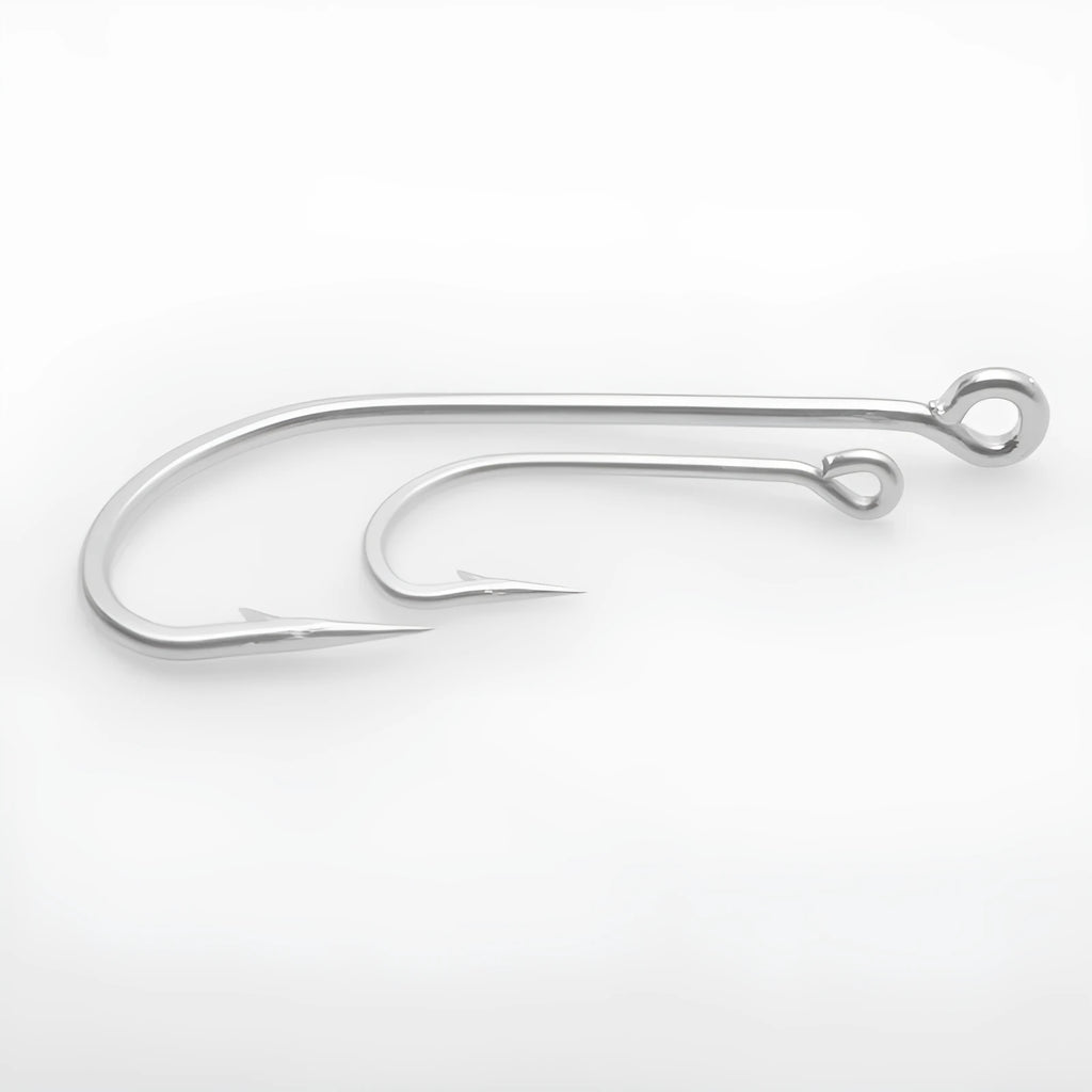 Pack of stainless steel alloy sea fishing hooks for weever, snakehead and seahorse species.