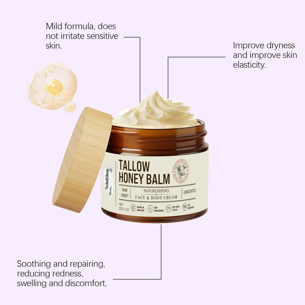 57g tube of tallow honey skin repair moisturising cream for dry skin