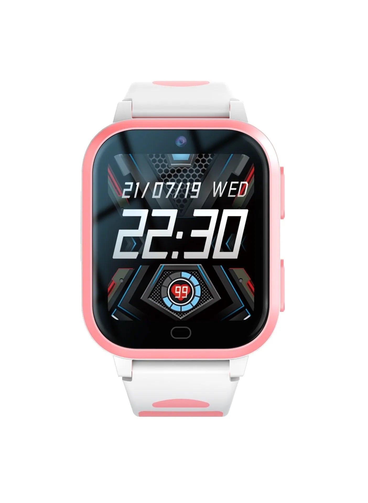 Children's smart phone watch with 1.83-inch touchscreen showing video call interface