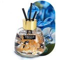 Glass bottle car perfume ornament with loose incense in one of six available colours