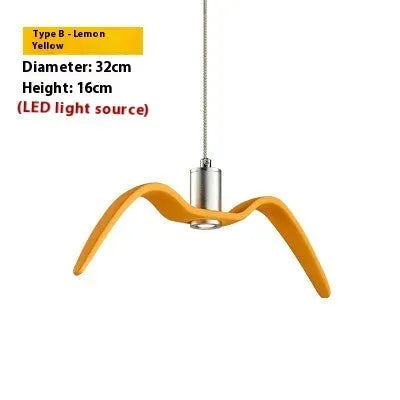 Nordic postmodern macaron style LED chandelier in available colour options