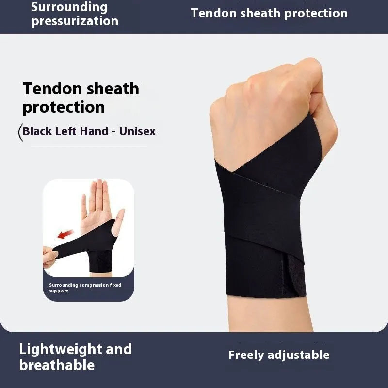Adjustable athletic wristguards for sports wrist support in black and skin colours