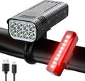 KX12DF black bicycle headlight with digital display mounted on 360-degree rotating bracket