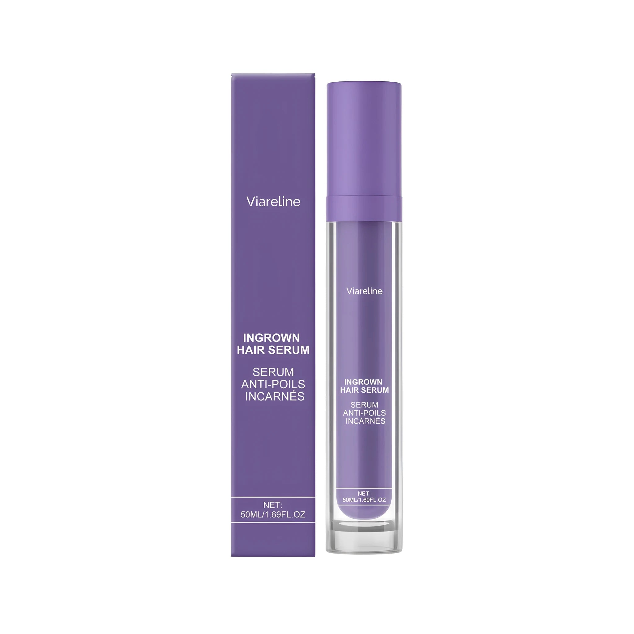 50ml bottle of skin soothing liquid with lavender and tea tree oil for facial skincare